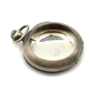 Серебряный корпус для часов DUEBER, клейма sterling, 925. На всех четырёх деталях корпуса выбит номер 8112. Диаметр ~ 56−58 mm, вес ~ 83 г. Ag