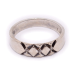 Кольцо «Кольцо. Серебро 925, цирконы. Размер 18 мм. Вес 3,8 г» #1